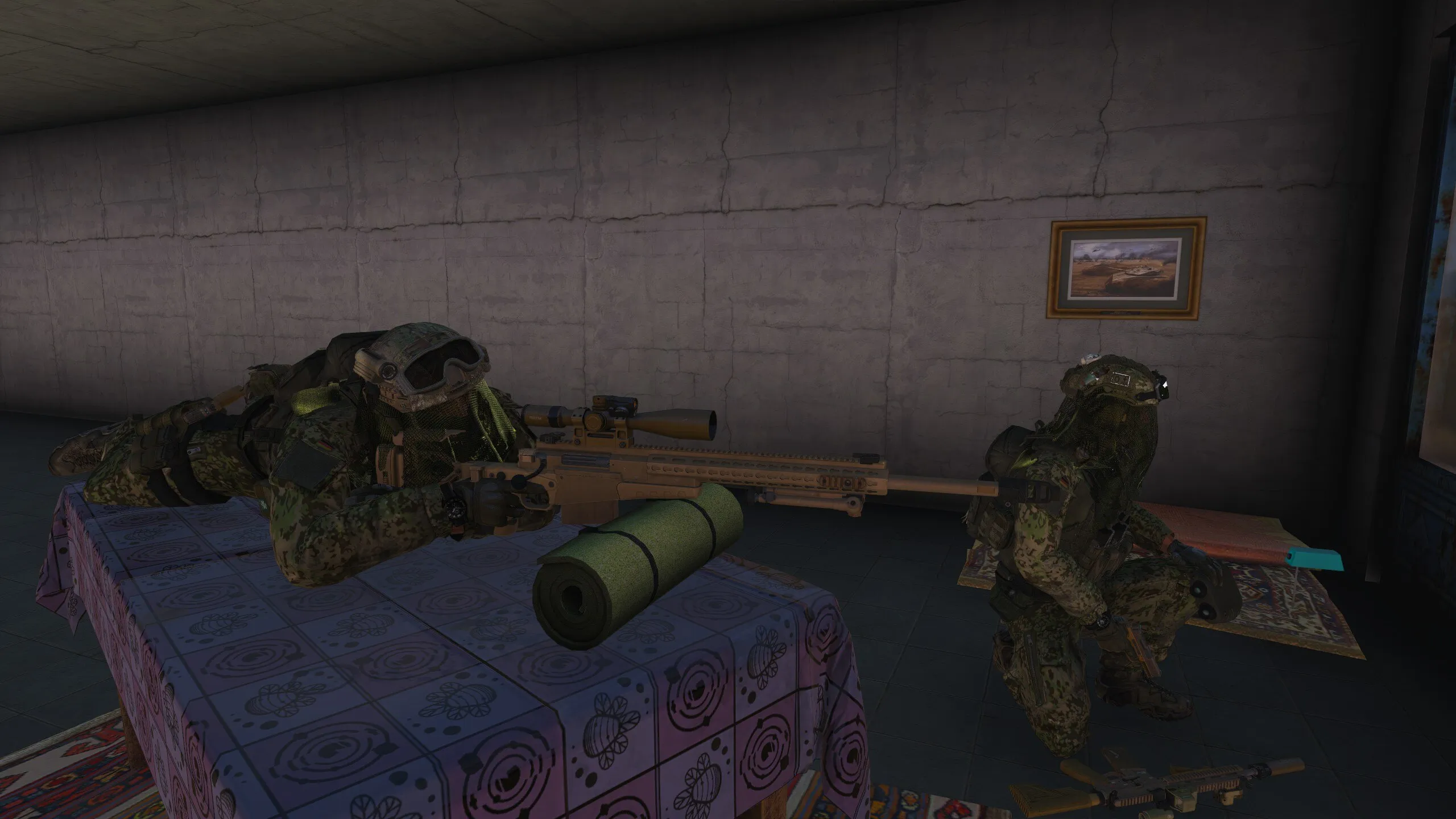 sniper zielt